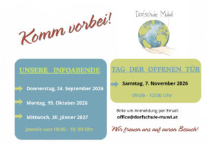 Lerne unsere Schule kennen!