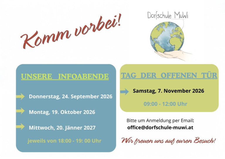 Lerne unsere Schule kennen!