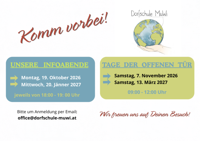 Lerne unsere Schule kennen!