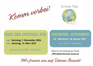 Lerne unsere Schule kennen!